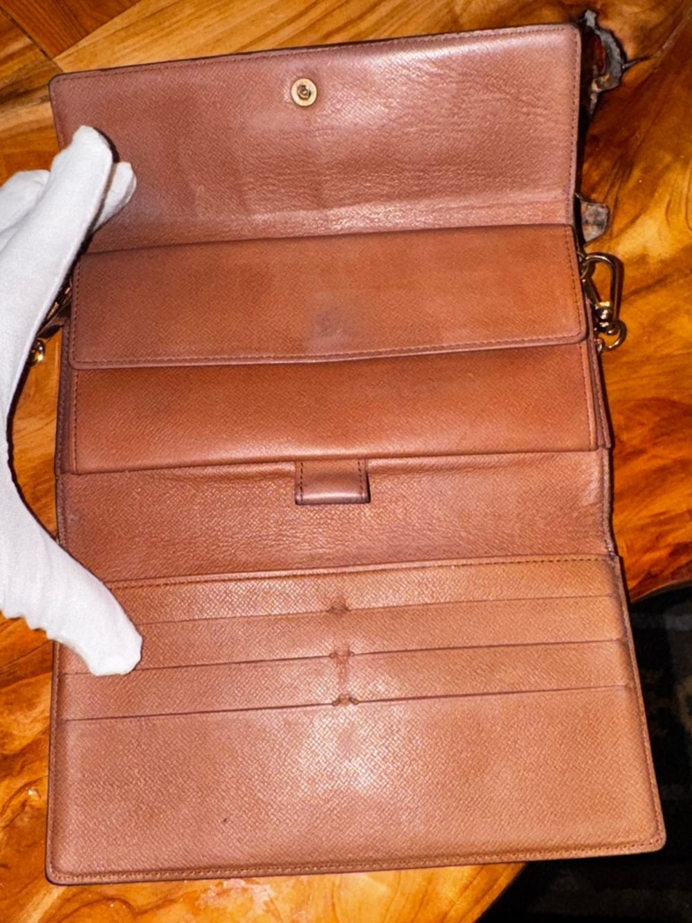 Louis Vuitton, beautiful vintage monogram international long wallet/Crossbody - Picture 6 of 15